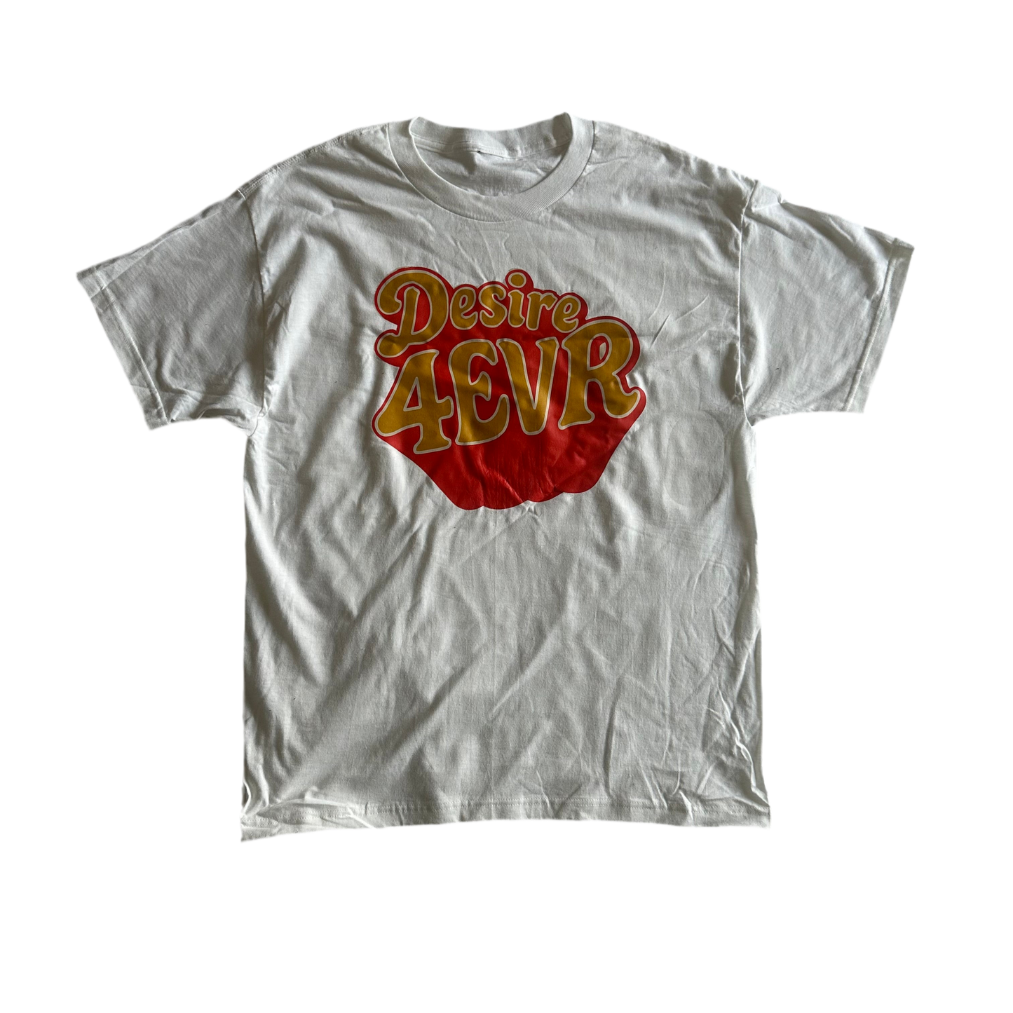 DESIRE RETRO LOGO TEE - WHITE