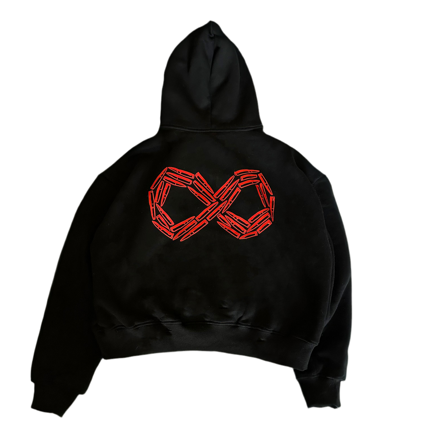 7.62 FOREVER LOGO - BLACK ZIP UP