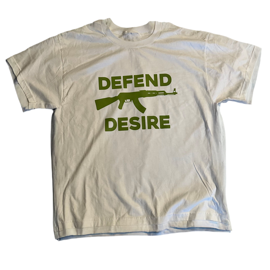 DEFEND DESIRE - WHITE TEE