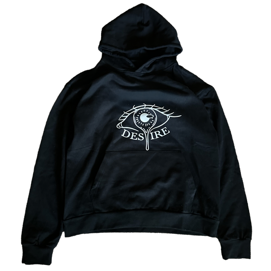 CLASSIC EYE LOGO HOODIE - BLACK